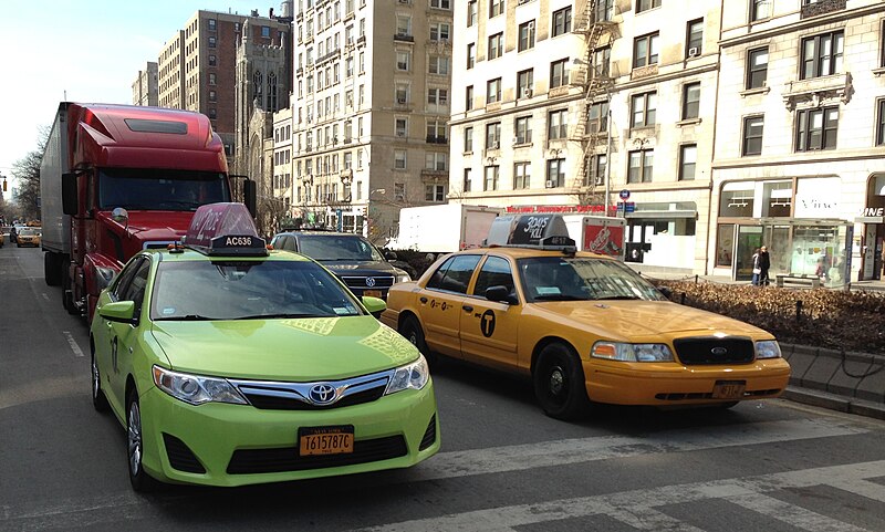 The iconic New York City yellow taxi is finally jumping on the