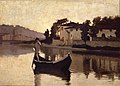 Джузеппе Аббаті. «Річка Арно біля Касаччіа», 1863 р.