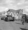 At the Battle of Overloon, 14 October 1944.