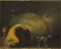Le Fantôme de Culmin apparaît à sa mère - chanson d'Ossian - (vers 1794), huile sur toile, 62 × 78 cm, Nationalmuseum, Stockholm