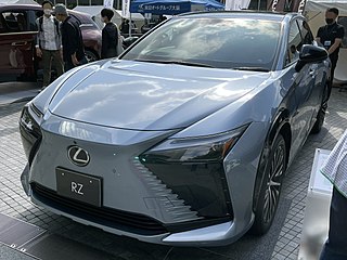 <span class="mw-page-title-main">Lexus RZ</span> Battery electric luxury crossover SUV