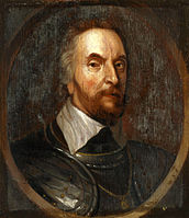 Thomas Howard, 2nd Earl of Arundel and Surrey label QS:Len,"Thomas Howard, 2nd Earl of Arundel and Surrey" label QS:Lpl,"Thomas Howard, 2. earl Arundel i Surrey" 1639-1640. London, National Portrait Gallery