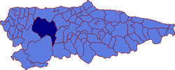 De gemeente Tineo in Asturië