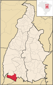Kart over Araguaçu