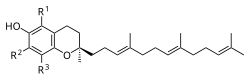 Strukturna formula tokotrienola