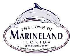 Official logo of Marineland, Florida