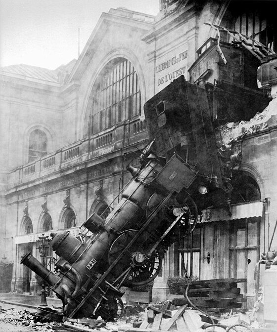 Katastrofa kolejowa na dworcu Montparnasse