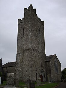 St Patrick's Church, Trim, now Trim Cathedral. Dyke was a parson here in the 1430s. TrimCathedral.jpg