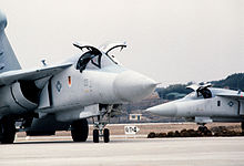 Two 366th Tactical Fighter Wing EF-111 Ravens taxi at Sacheon during Exercise Team Spirit '85 Two 366th Tactical Fighter Wing EF-111 Raven aircraft taxi on the flight line during Exercise Team Spirit '85 DF-ST-87-13482.jpg