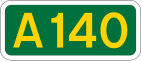 A140 -sköld