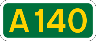 A140 road road