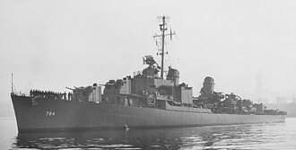 McKean, in 1945. USS McKean (DD-784) off Seattle on 14 June 1945 (19-N-85151).jpg