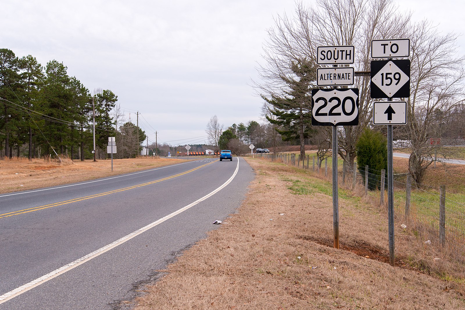 Seagrove Северная Каролина. Us Route 13. I-220 Америка.