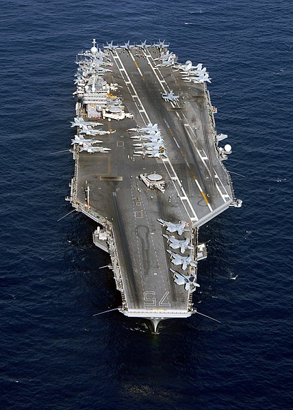 File:US Navy 070403-N-0535P-025 The Nimitz-class aircraft carrier USS Harry S. Truman (CVN 75) with embarked Carrier Air Wing (CVW) 3, transits through the Atlantic Ocean.jpg