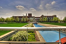 Smith Mall with Esch Hall in the distance U of I - Esch Hall and the mall (3497482044).jpg