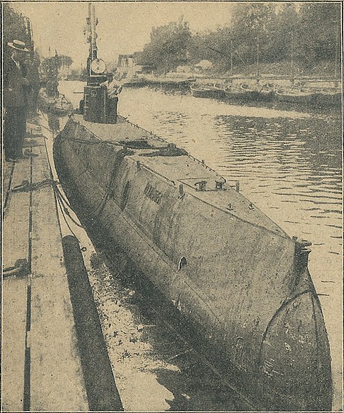 Danish submarine Havmanden during World War I