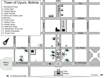 Uyuni map