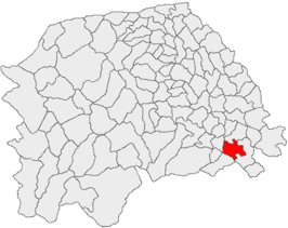 Kaart van Vadu Moldovei