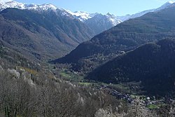 Vista sulla valle del Siguer.