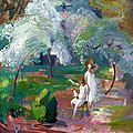 Vasiliy Ryabchenko. "Flowering time", 70 х 75 cm, oil on canvas, 1987.jpg