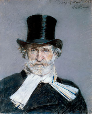 <i>Portrait of Giuseppe Verdi</i> Painting by Giovanni Boldini