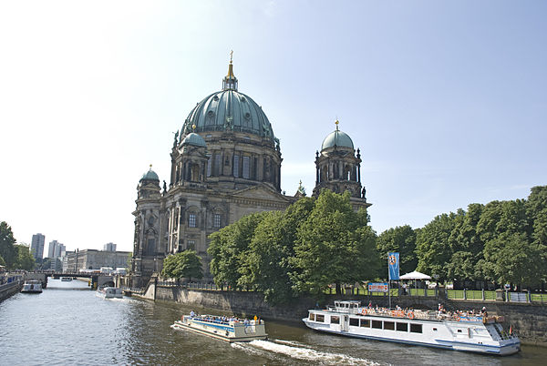 Berlin Cathedral from the River Spree