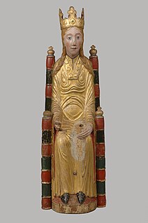 Viklau Madonna 12th-century wooden statuette