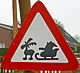 Germany: generic caution with added Santa sleigh.