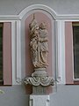 Vysoká - č.p. 15, socha sv. Václava
