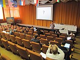 English: Wikimedia Central and Eastern Europe Meeting 2013. Slovenčina: Stretnutie Wikimédií strednej a východnej Europy 2013. Esperanto: Renkontiĝo de Vikimedioj de meza kaj orienta Eŭropo 2013.