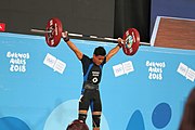 Deutsch: Gewichtheben bei den Olympischen Jugendspielen 2018; Tag 2, 10. Oktober 2018; Jungen 62 kg English: Weightlifting at the 2018 Summer Youth Olympics at 8 October 2018 – Boys' 62 kg