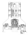 Turmquerschnitt Cross section of the tower