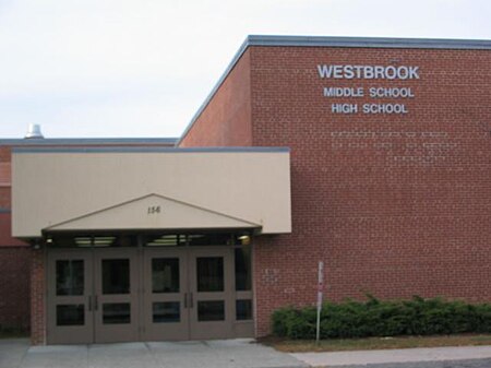 WestbrookHighSchoolCTFrontEntrance