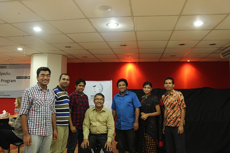 File:Wiki meetup and press conference on Wikipedia Zero in Bangladesh (34).jpg