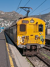 Metrorail train in Fishhook