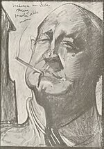 Witkacy - Portret mężczyzny, 31 - VII 1927, KDM I 706.jpg
