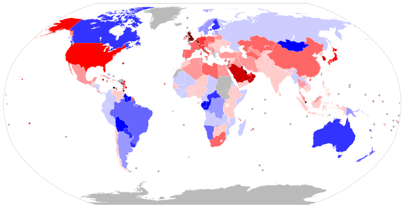 File:World map of countries by ecological deficit (2013).svg