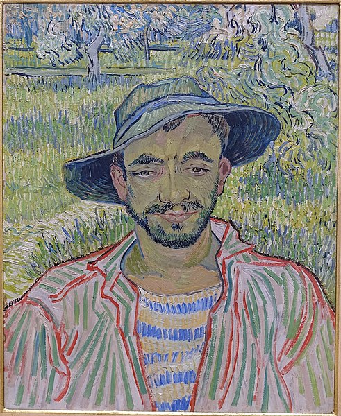 File:Young Peasant (Il giardiniere) by Vincent Van Gogh, 1889 - Galleria nazionale d'arte moderna - Rome, Italy - DSC05543.jpg