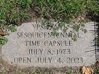 Time capsule Cache of goods or data secured for some time to be opened at a date in the future