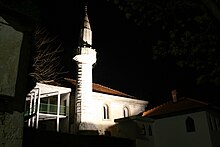 Žabljak-Moschee bei Nacht