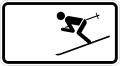 Zusatzzeichen 1010-11 Wintersport erlaubt