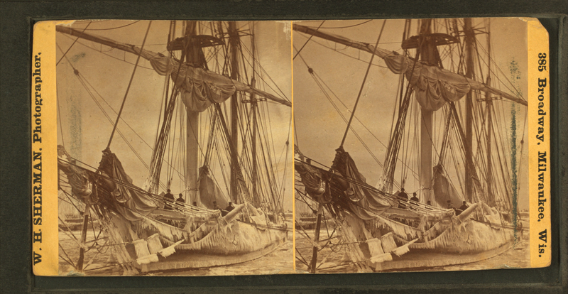 File:"Barque "Parana" shrouded in ice, Mar. 6, 1873, by W. H. Sherman.png