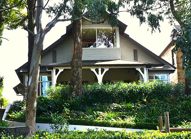 Patrick White's home Highbury, in Centennial Park, Sydney