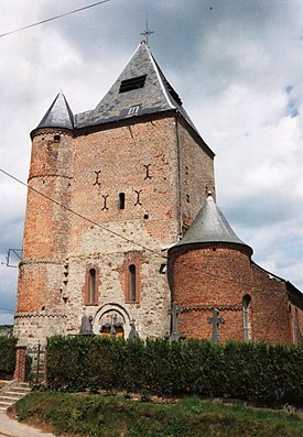 Église Sainte-Benoîte de Lerzy en 1991.jpg