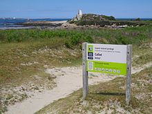 Espace naturel protégé au nord de la presqu'île Callot.