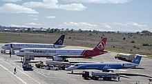 Самолёты на перроне аэропорта Запорожье