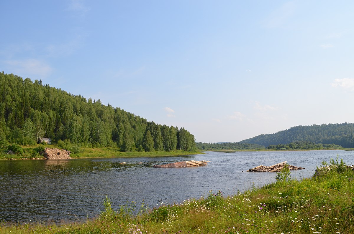 Река Косьва Устье