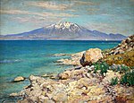 «Вид озера Ван и горы Сипан с острова Ктуц», 1915