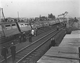 Spoorwegongeval bij Amsterdam Sloterdijk; 3 oktober 1951.
