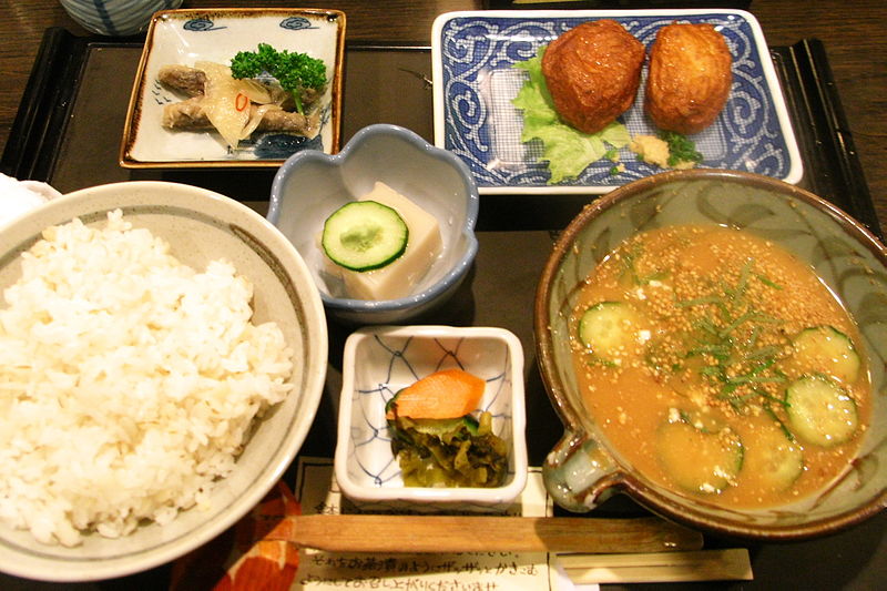 File:12 2夕食（冷や汁定食） (2097833934).jpg